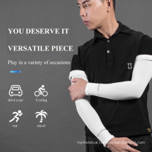 Hot-Selling Outdoor Riding Ice Silk Sleeves Sunscreen Ice Sleeves Anti-Ultraviolet Cool Arm Guard Sleeves